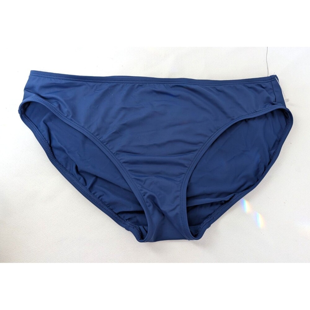 Women's Blue Halter Bikini Bottom Size L Swimwear Swimsuit No Tag